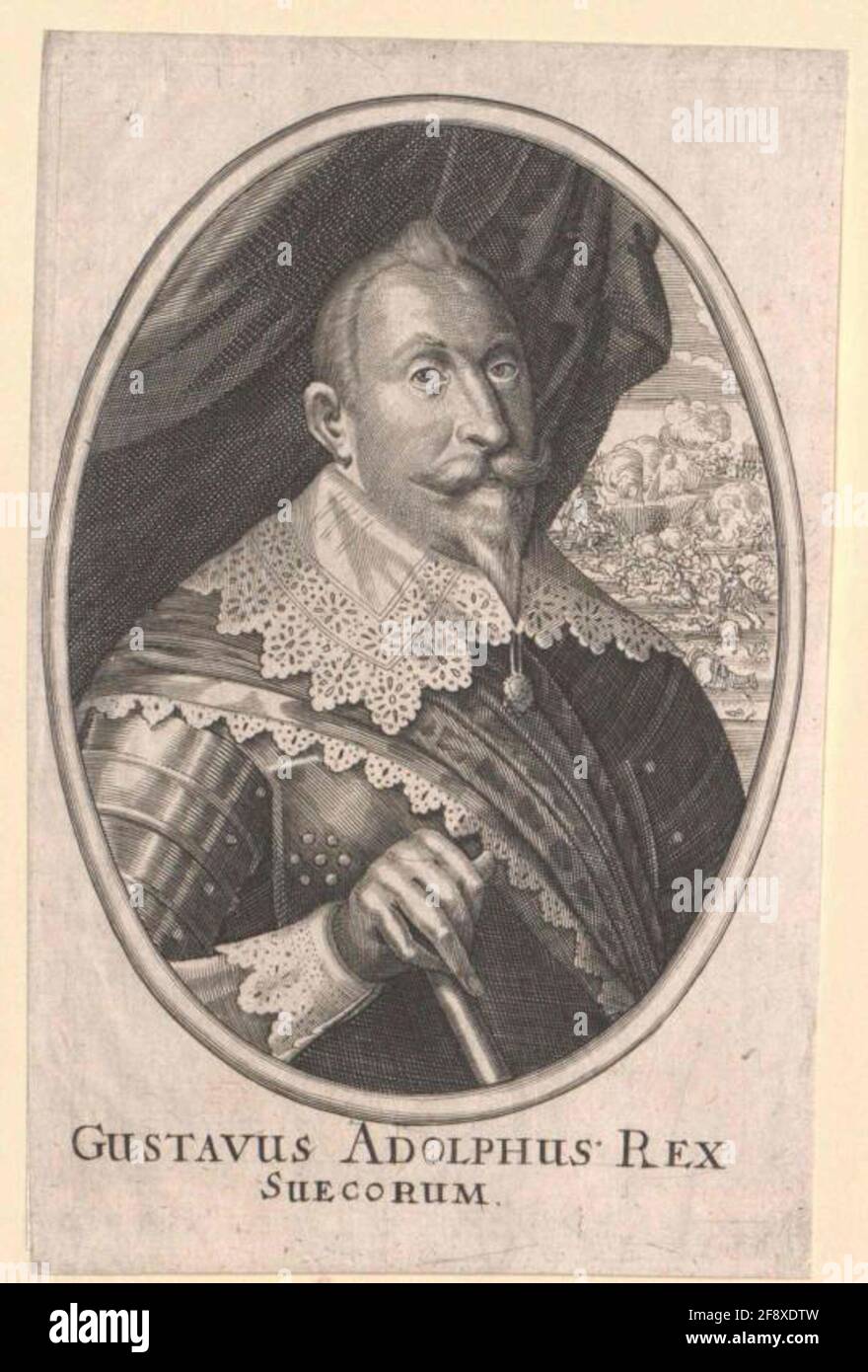 Gustav II Adolf, roi de Suède 1615/1675 Banque D'Images