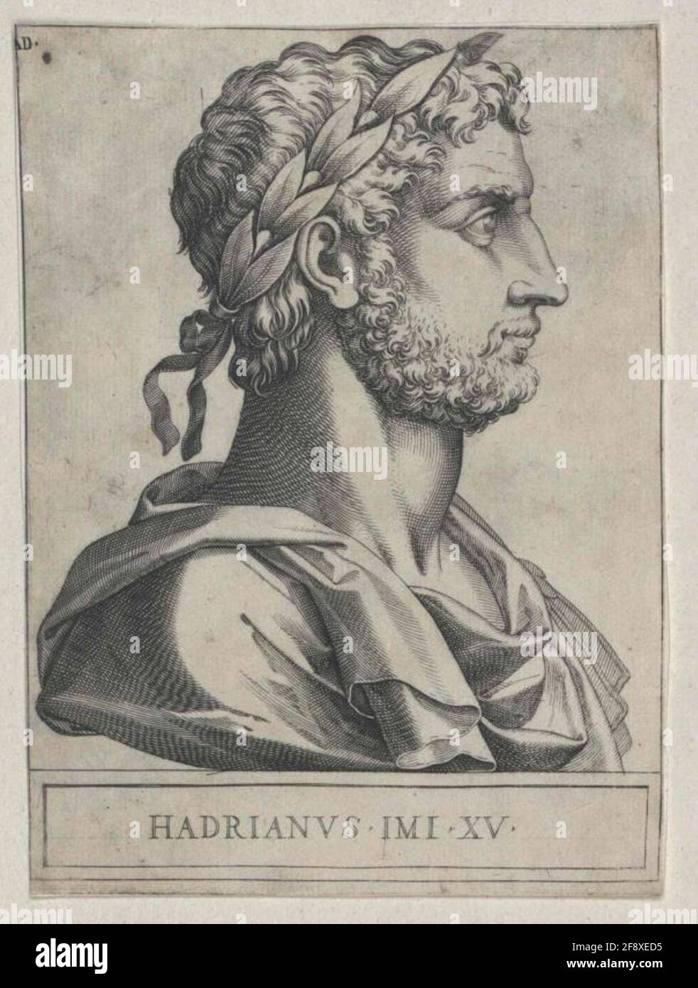 Hadrien, empereur romain. Banque D'Images