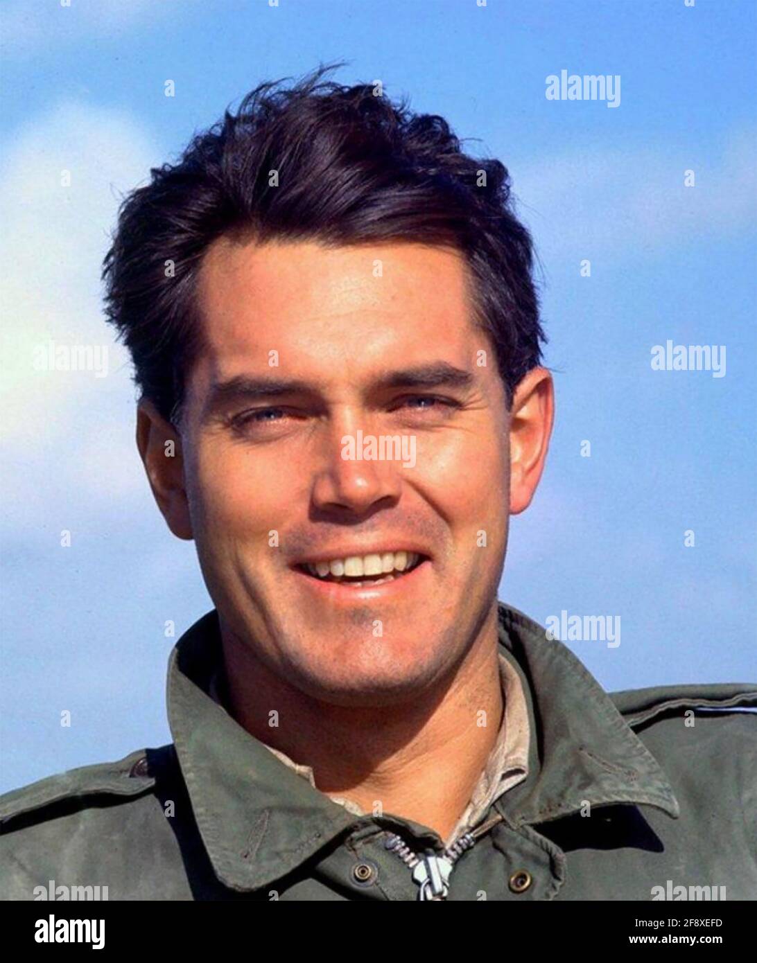 JEFF HUNTER (1926-1969) acteur de cinéma américain vers 1960 Banque D'Images