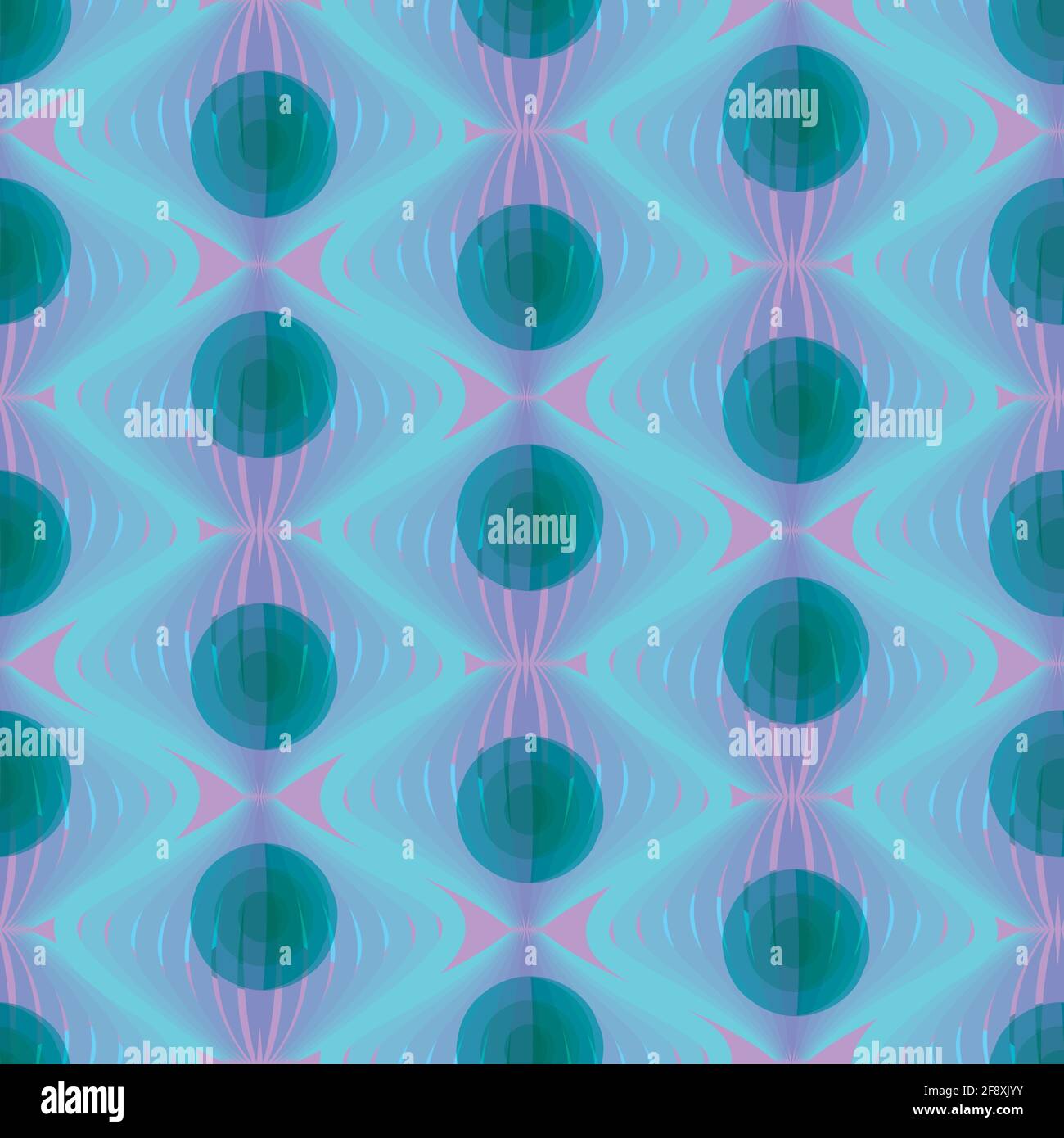 Un motif vectoriel sans couture pour la queue de paon Illustration de Vecteur