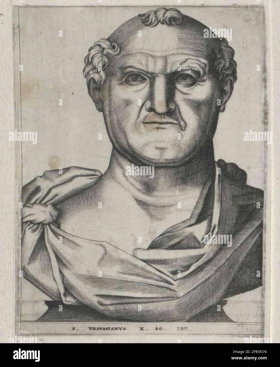 Vespasien, empereur romain. Banque D'Images