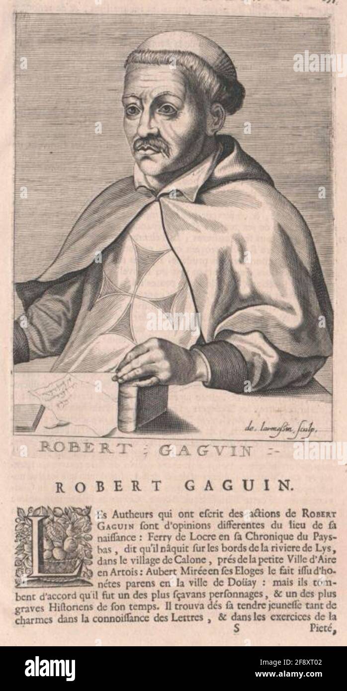 Gaguin, Robert. Banque D'Images