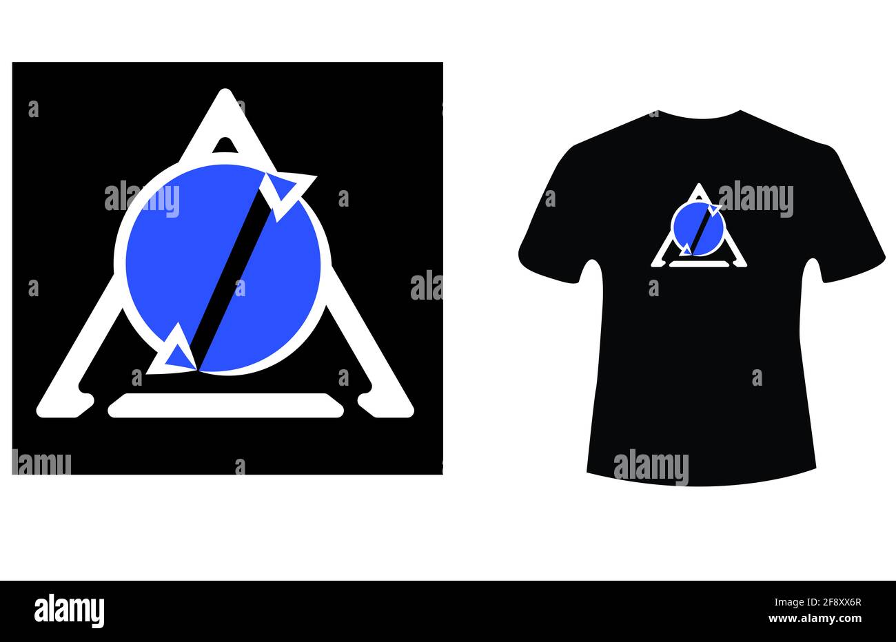 lancer le motif icon t shirt sur fond noir. blanc couleur étoile t t shirt design vector Banque D'Images