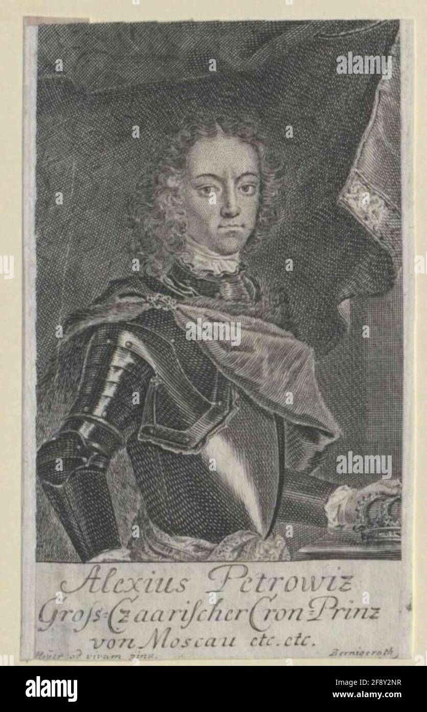 Alexei, grand-duc de Russie peintre: Hoyer, Davidstecher: Bernigeroth, Martin Banque D'Images