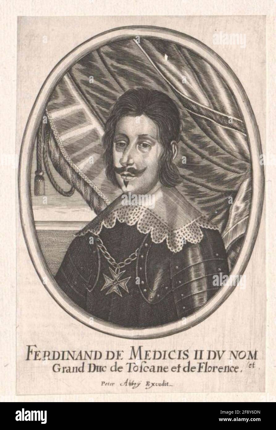 Ferdinand II., Grand-Duc de Toscane Éditeur : Aubry, Peter (2) datation : 1628/1666 Banque D'Images