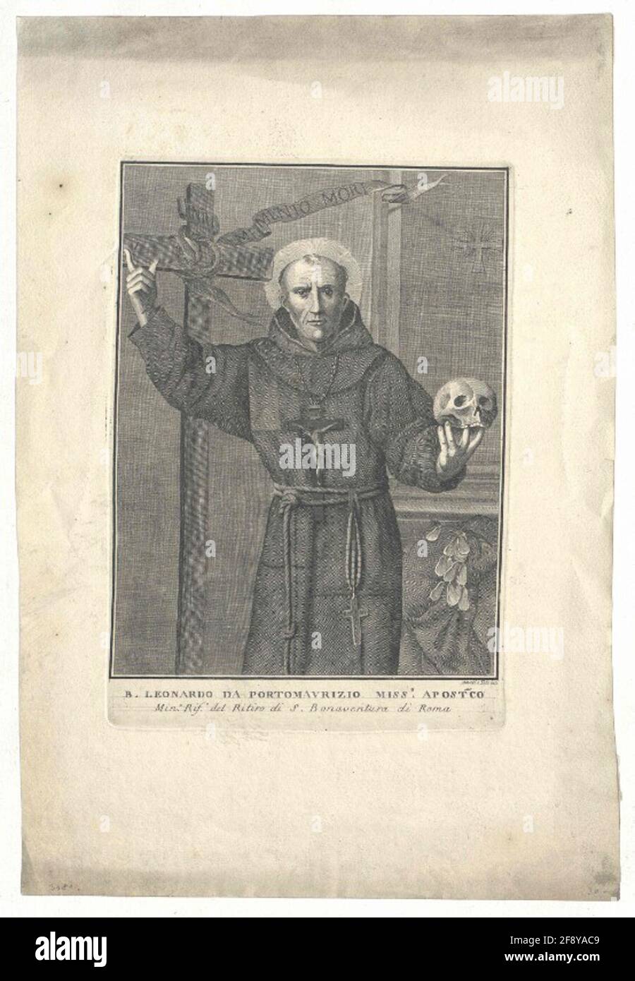 Leonhard de Porto Maurizio, saint. Banque D'Images