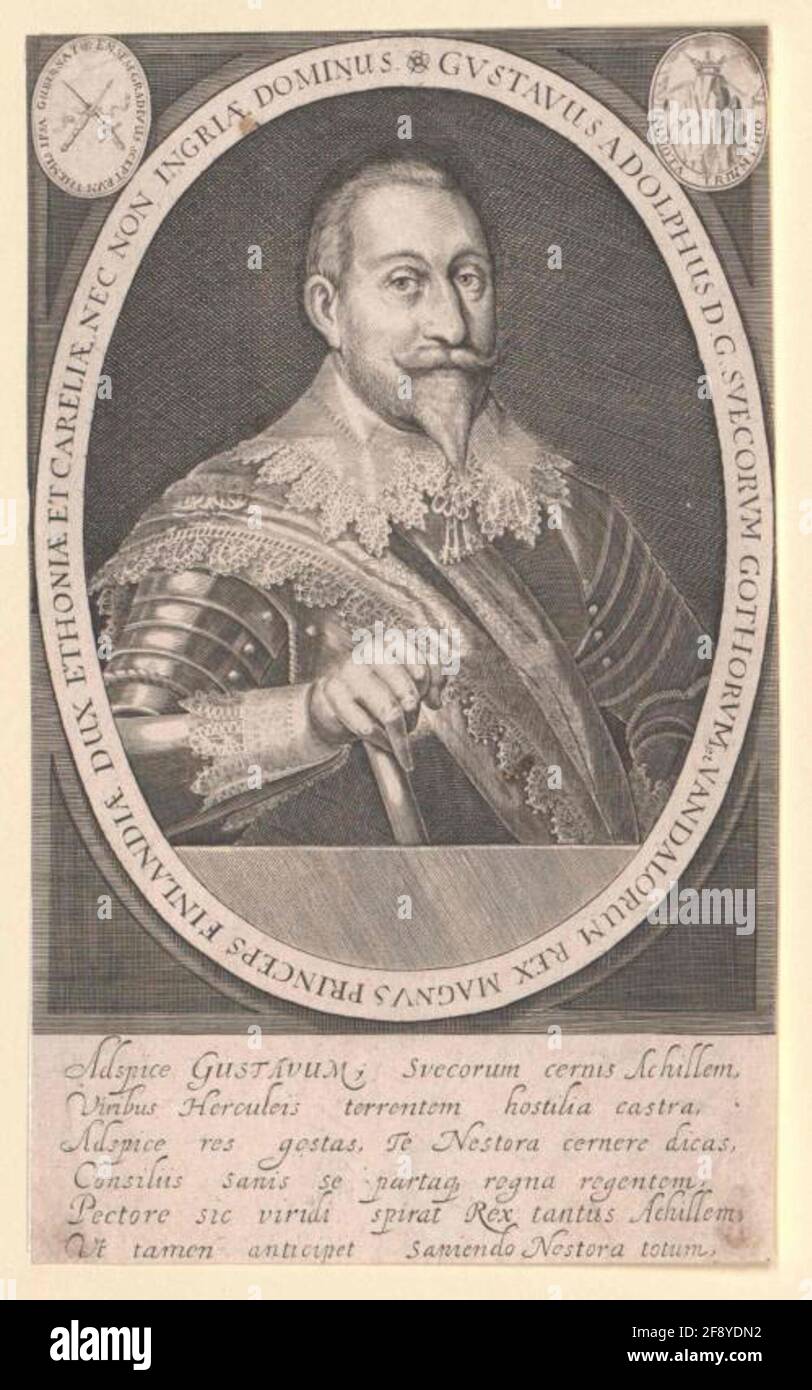 Gustav II Adolf, roi de Suède. Banque D'Images