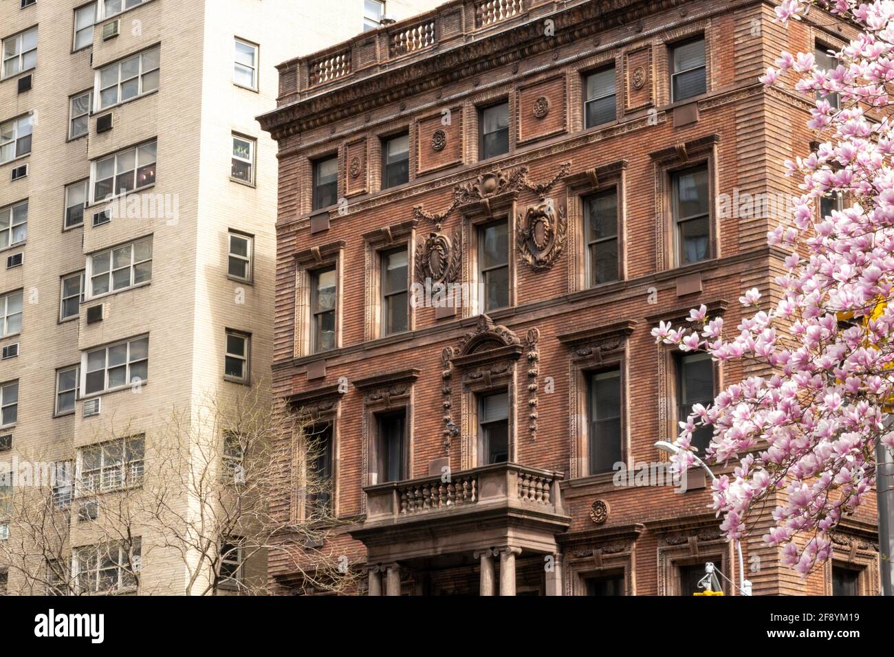 The Historic Robb House on Park Avenue dans le quartier de Murray Hill, New York, États-Unis Banque D'Images