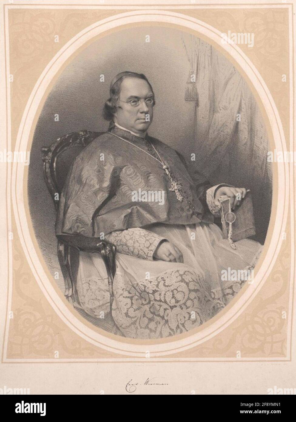 Wiseman, Nicholas Patrick Stephen . Banque D'Images