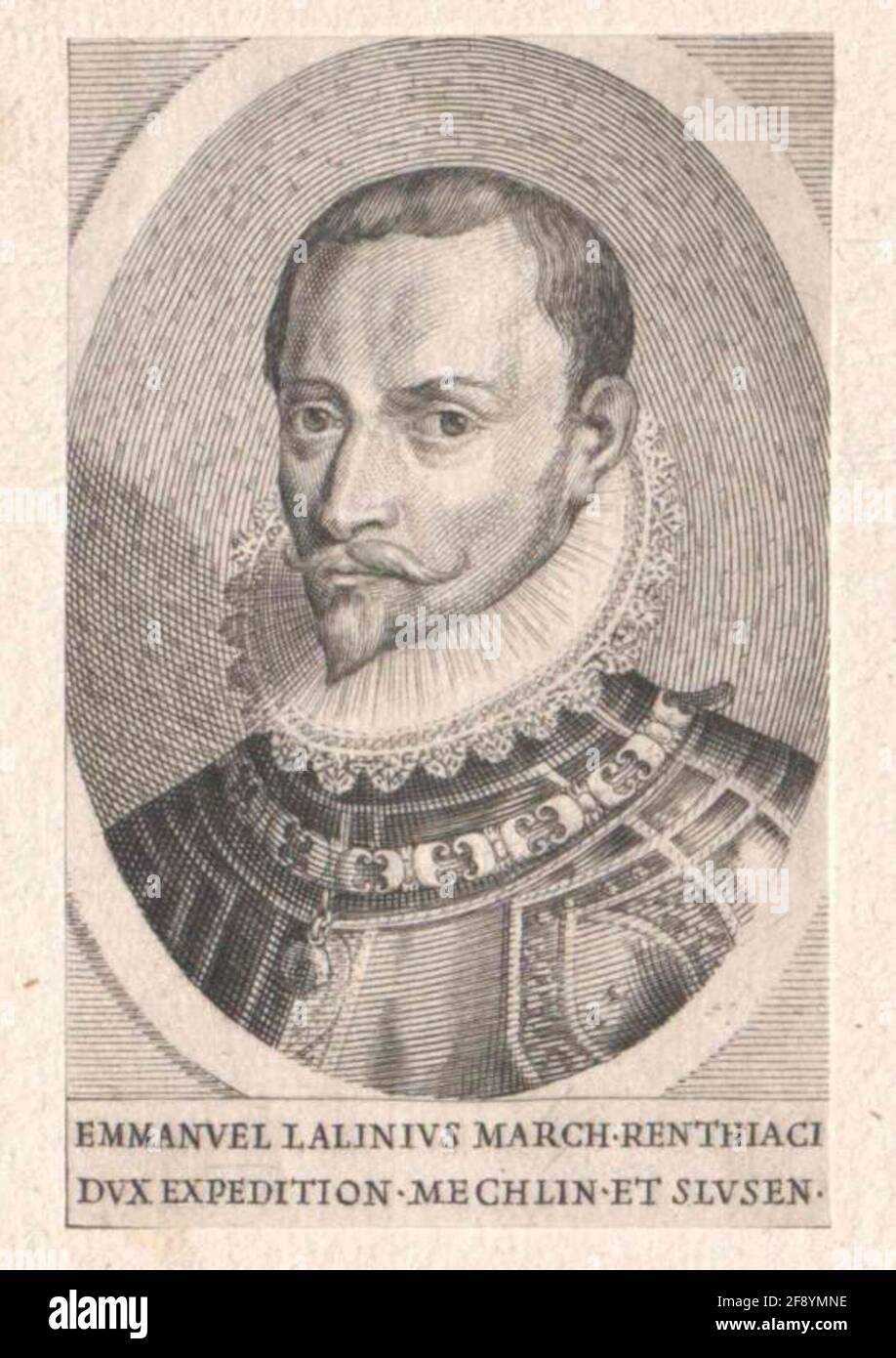 Lalaing, Marquis de Renty, Emanuel de. Banque D'Images