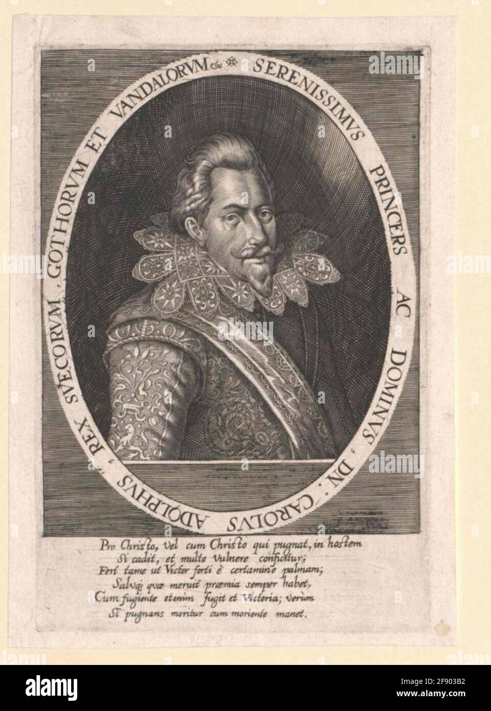 Gustav II Adolf, roi de Suède. Banque D'Images