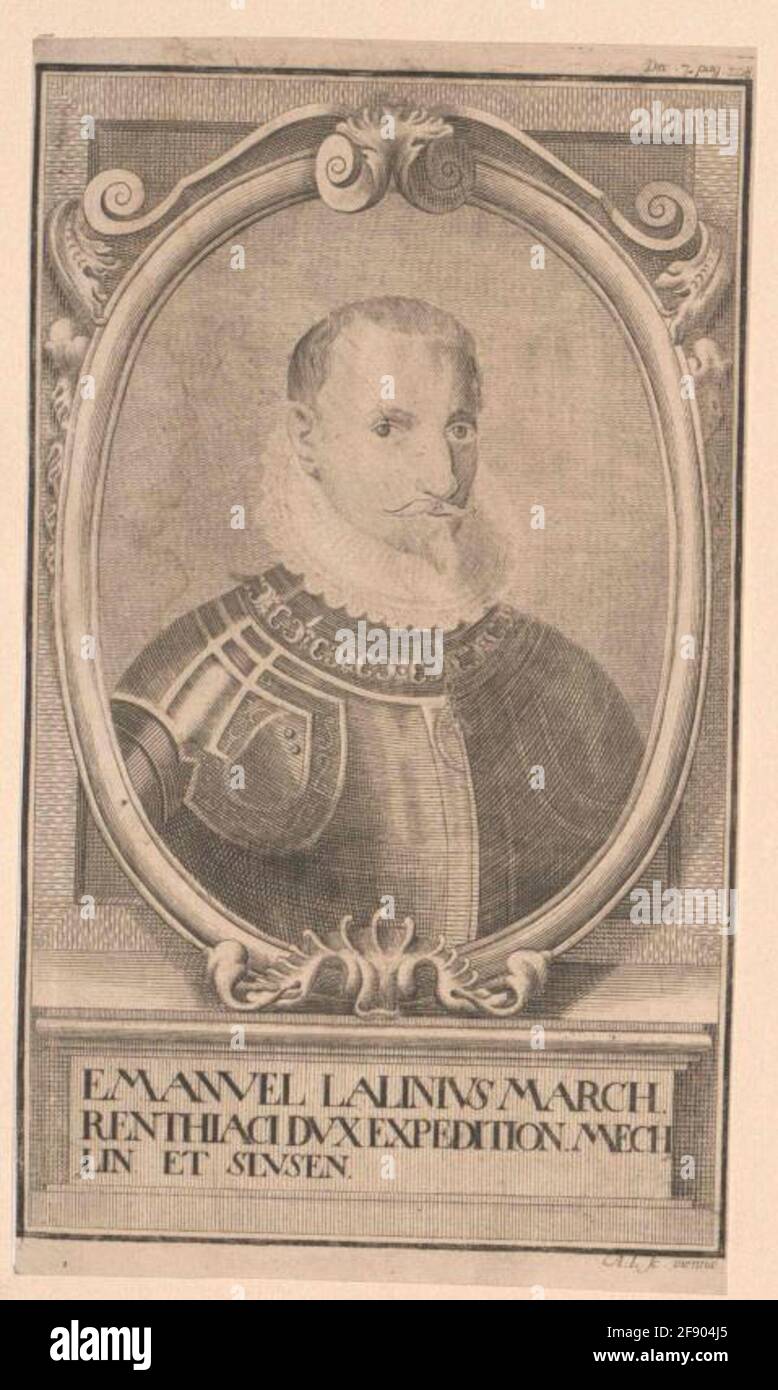 Lalaing, Marquis de Renty, Emanuel de. Banque D'Images