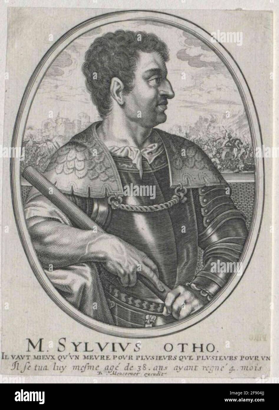 Otho, empereur romain. Banque D'Images