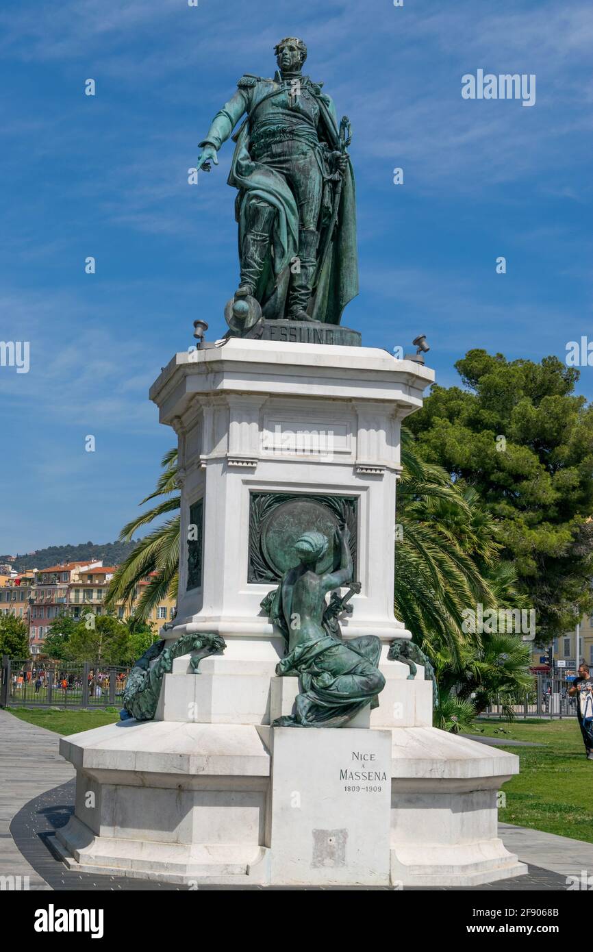 Statue à Nice en France Banque D'Images