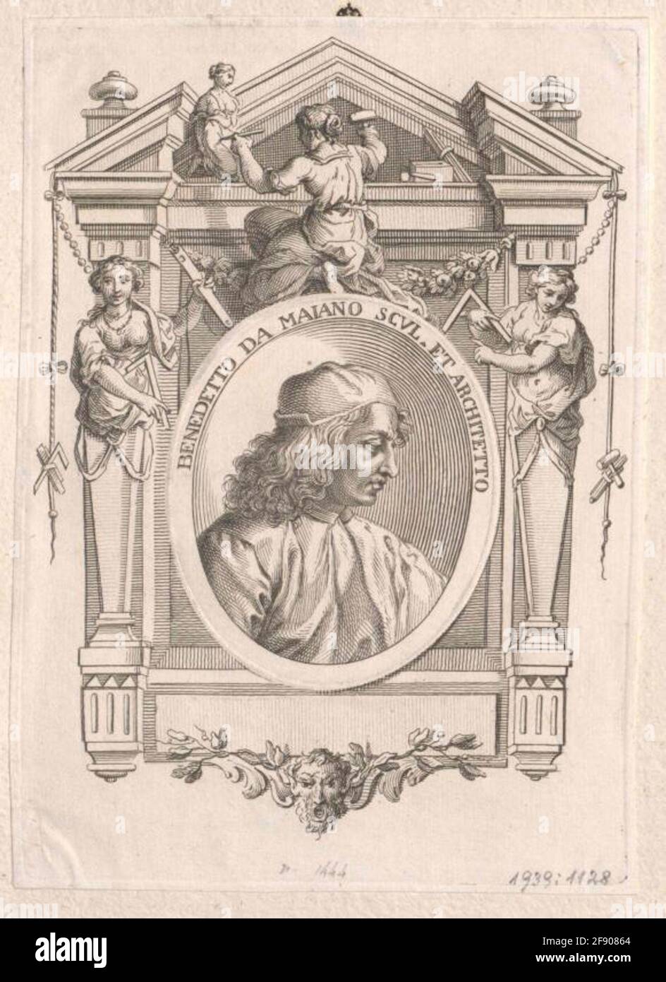 Benoît de Majano. Banque D'Images