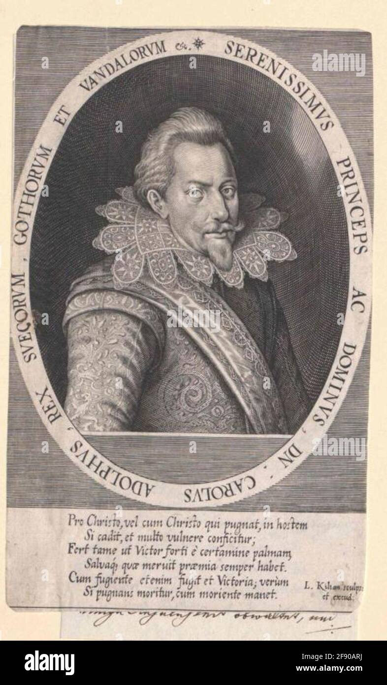 Gustav II Adolf, roi de Suède. Banque D'Images