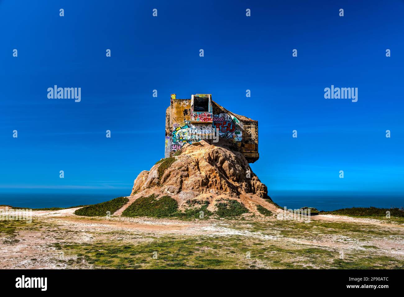 Devils Slide Bunker, San Francisco, Californie, États-Unis Banque D'Images