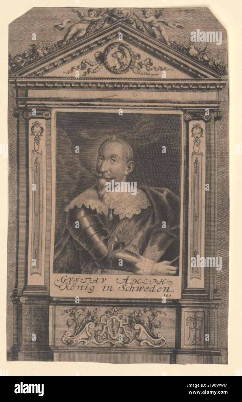 Gustav II Adolf, roi de Suède. Banque D'Images