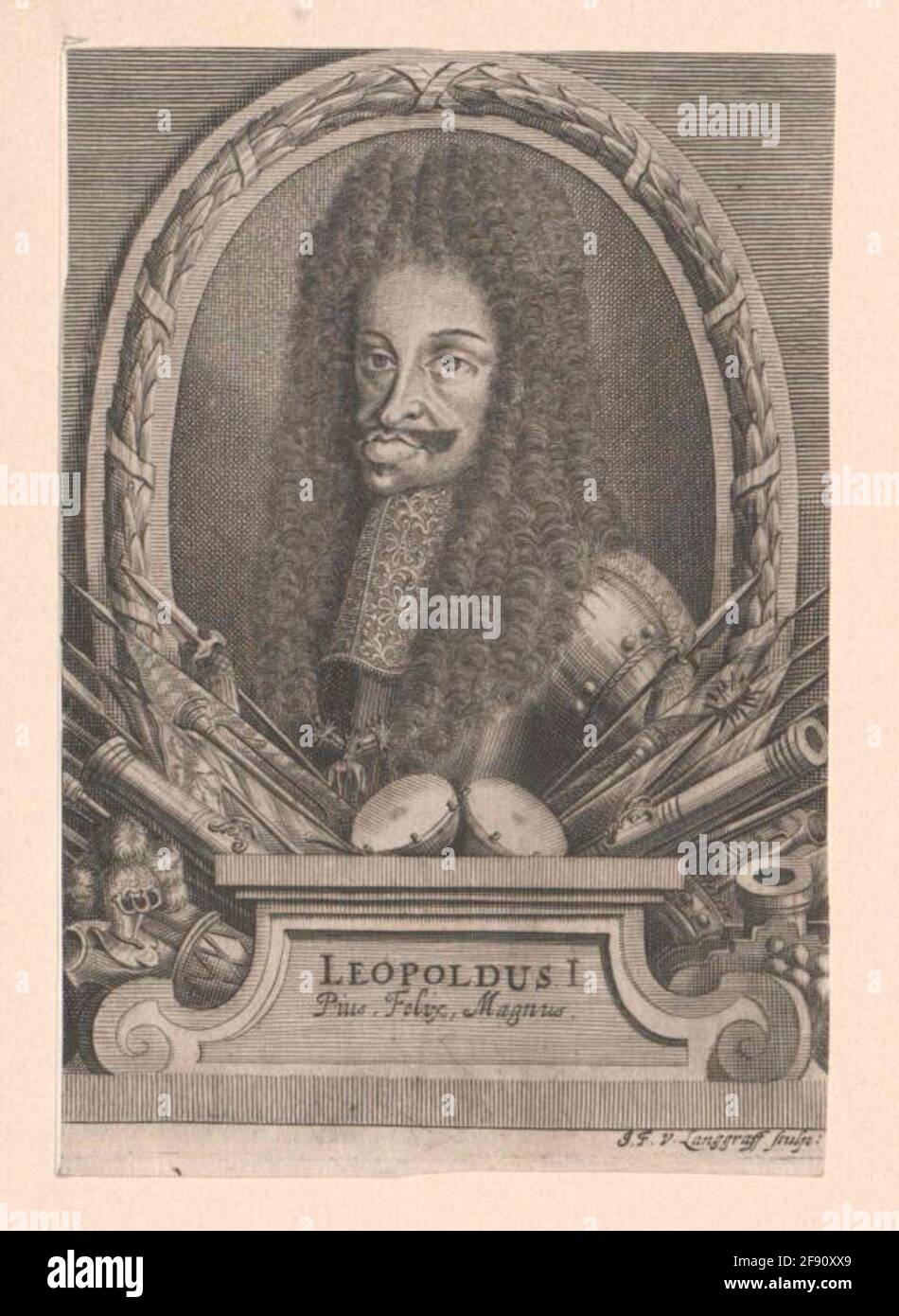 Leopold I., Kaiser romano-allemand. Banque D'Images