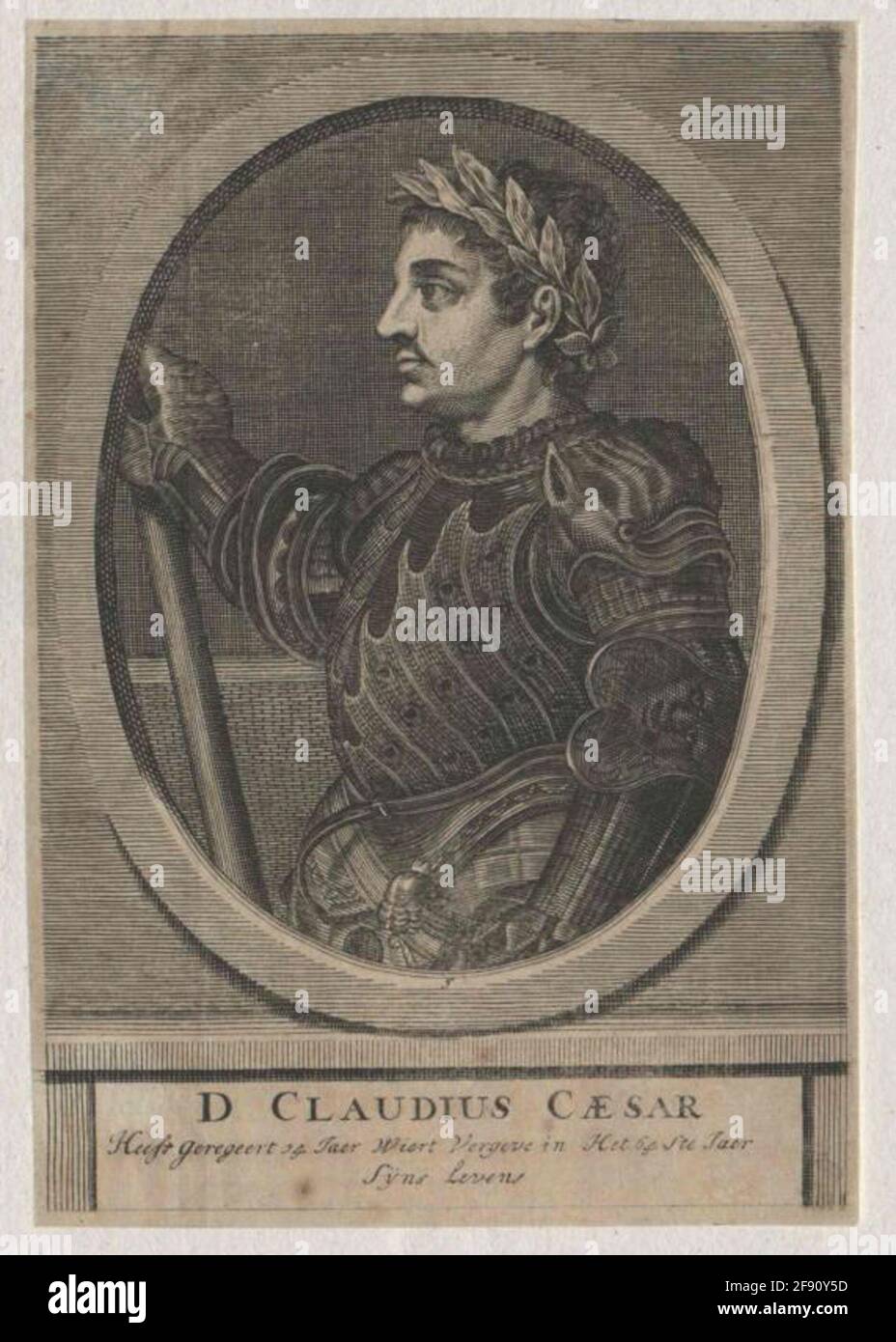 Claudius, empereur romain. Banque D'Images