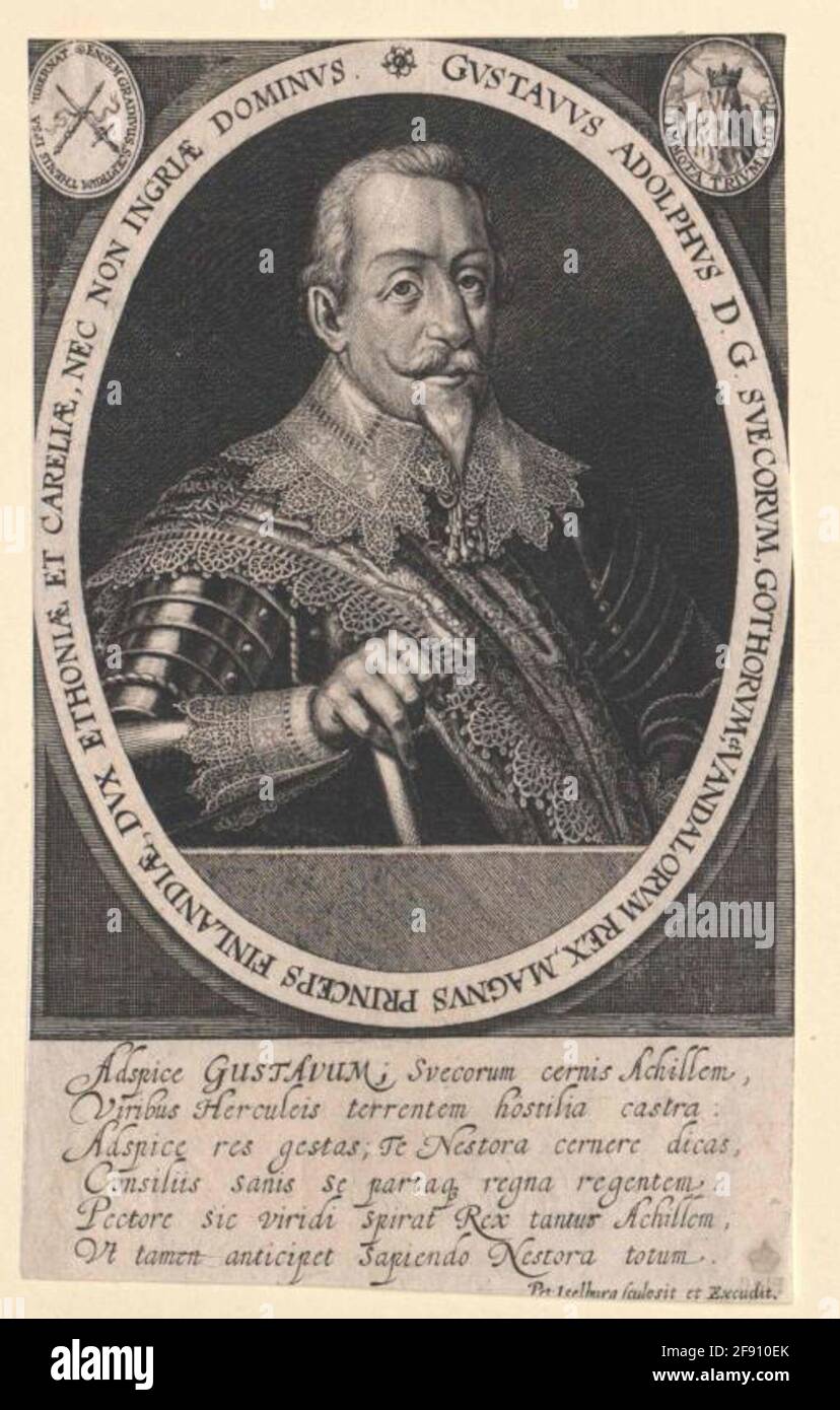 Gustav II Adolf, roi de Suède. Banque D'Images