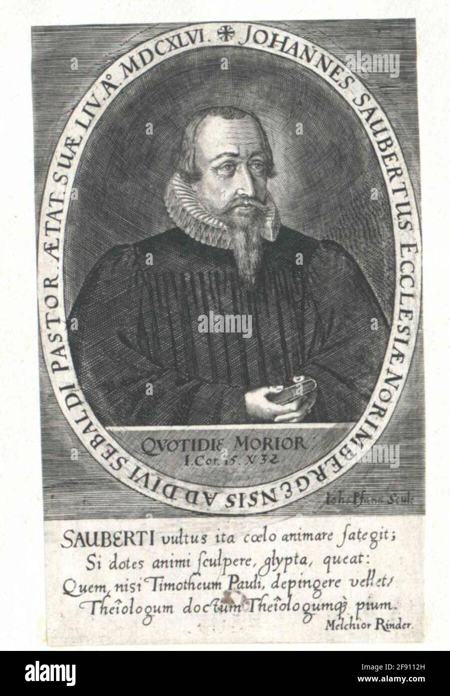 Nettoie, Johann Stecher: Pfann, Johann (2) Banque D'Images