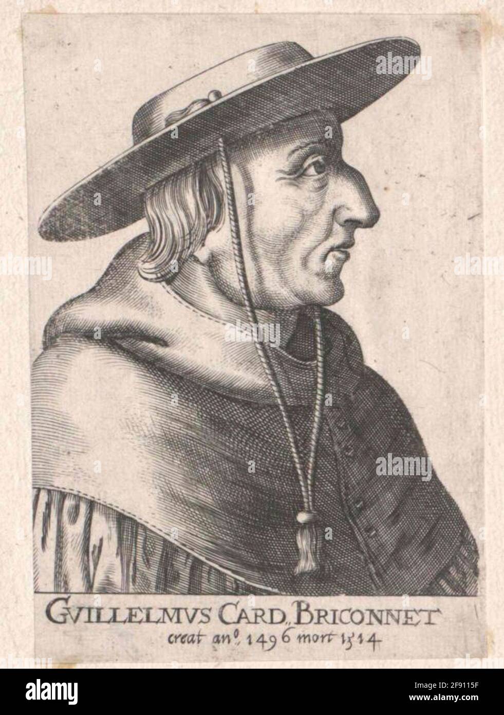 Briçonnet, Guillaume artiste inconnu datant : 1551/1650 Banque D'Images Briçonnet, Guillaume artiste inconnu datant : 1551/1650 Banque D'Images