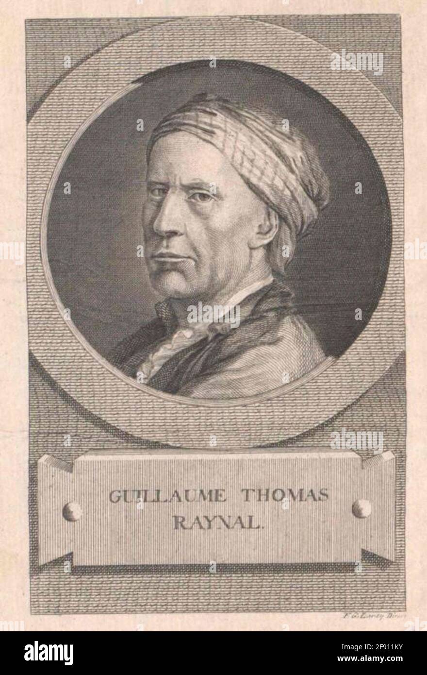 Raynal, Guillaume Thomas Stecher: Lardy, François Guillaume Banque D'Images