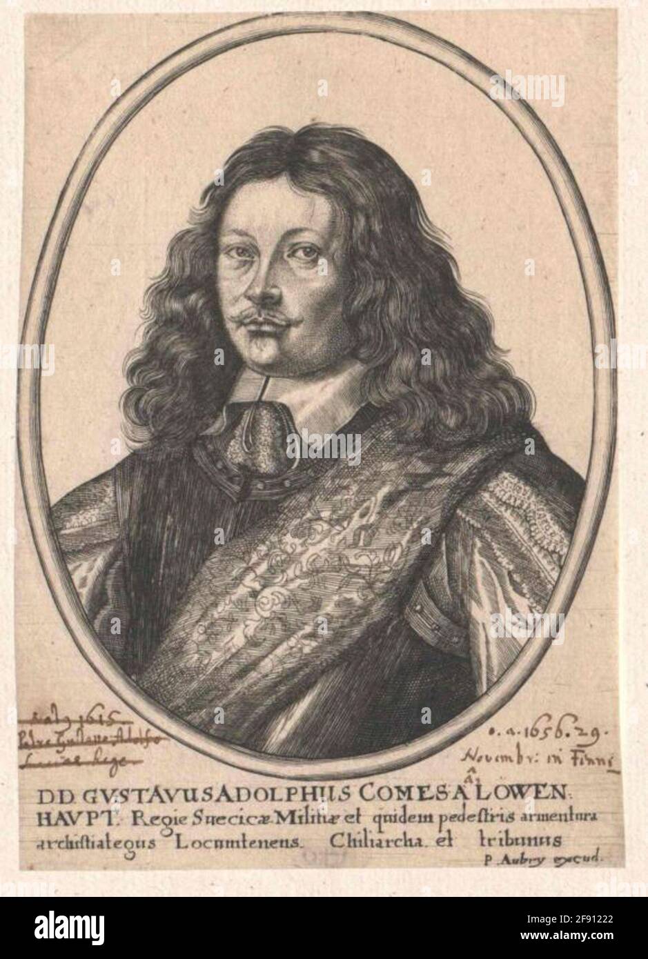 Lewenhaupt, Gustaf Adolf Graf. Banque D'Images