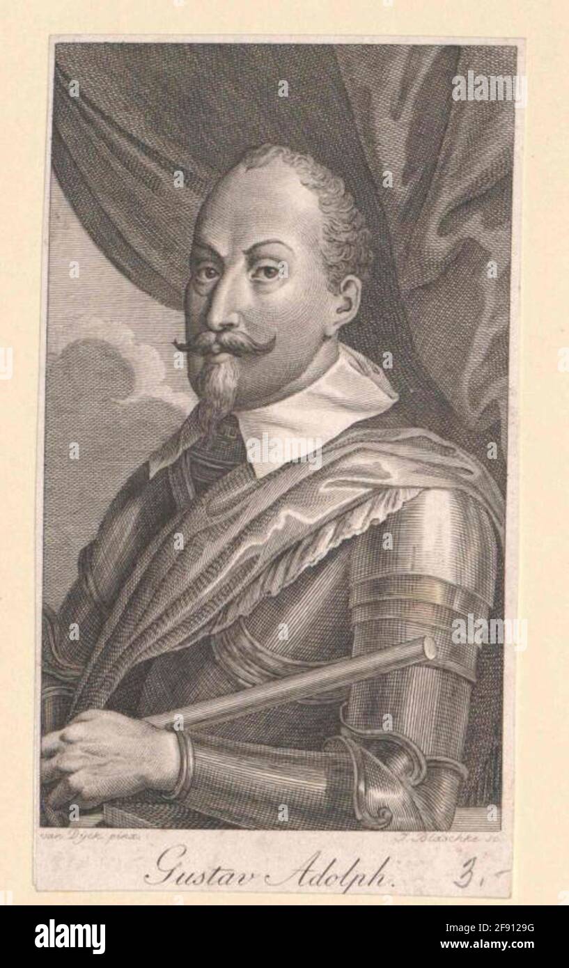 Gustav II Adolf, roi de Suède. Banque D'Images