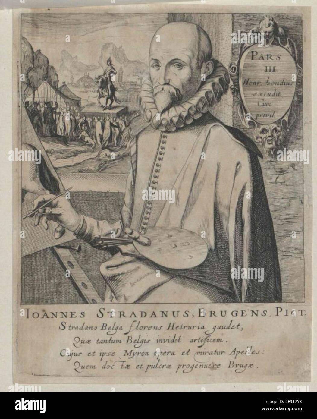 Straet, Jan van der. Banque D'Images