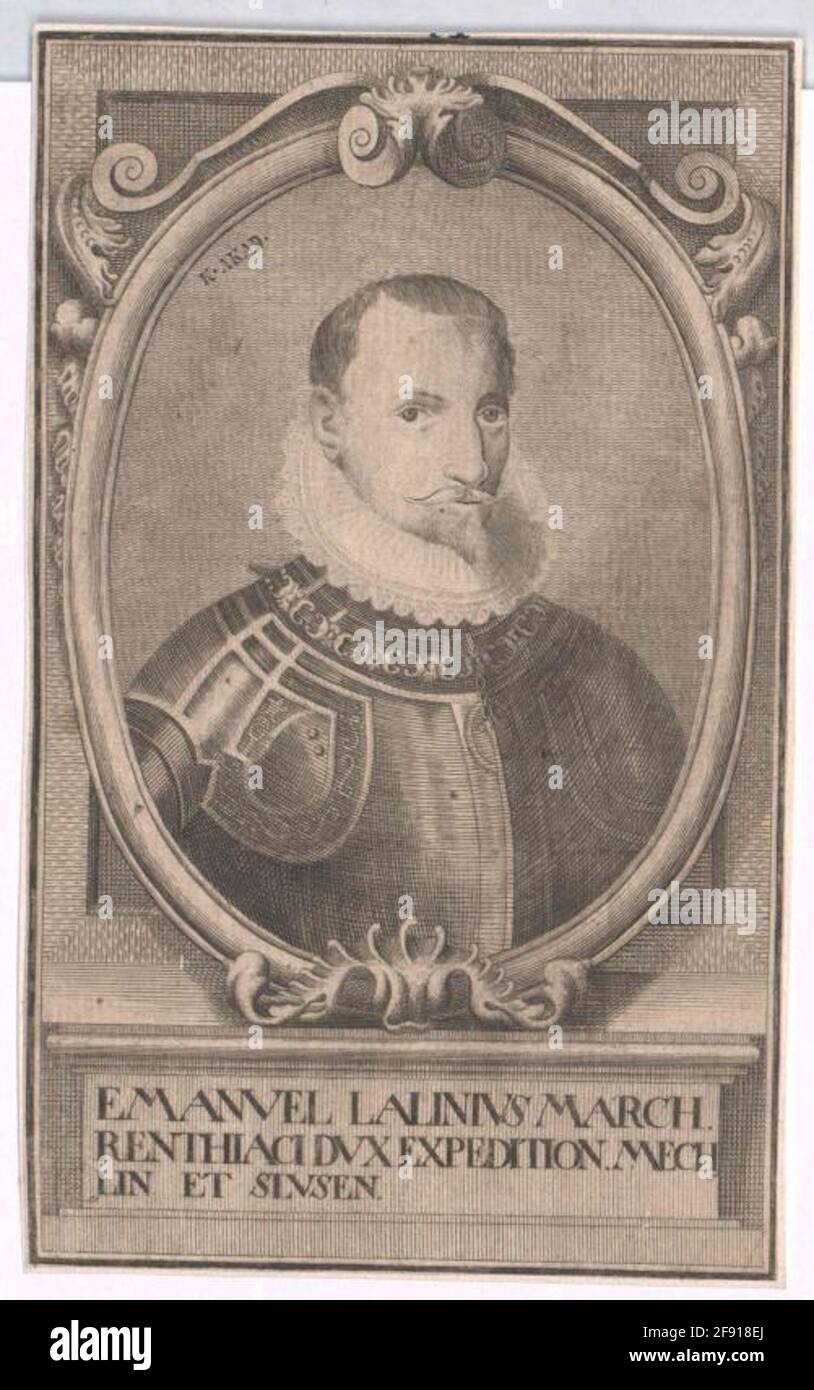 Lalaing, Marquis de Renty, Emanuel de. Banque D'Images