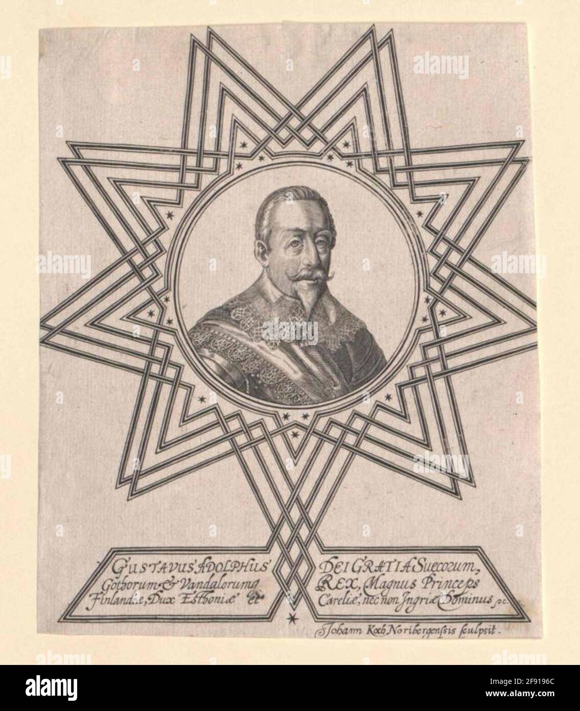 Gustav II Adolf, roi de Suède. Banque D'Images
