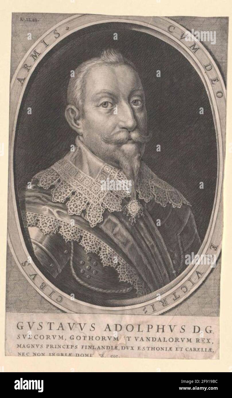 Gustav II Adolf, roi de Suède. Banque D'Images