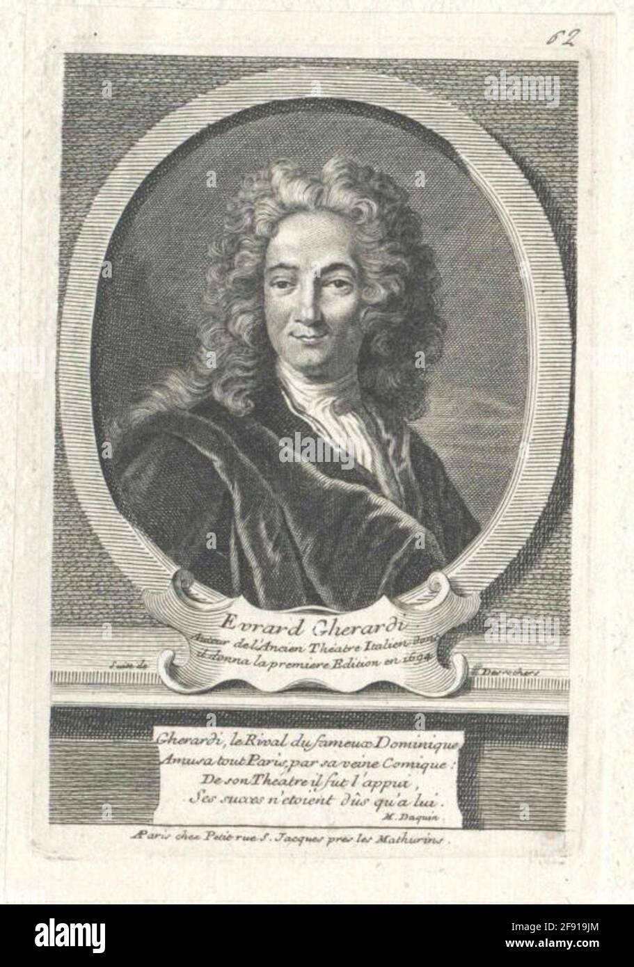 Gherardi, évariste. Banque D'Images