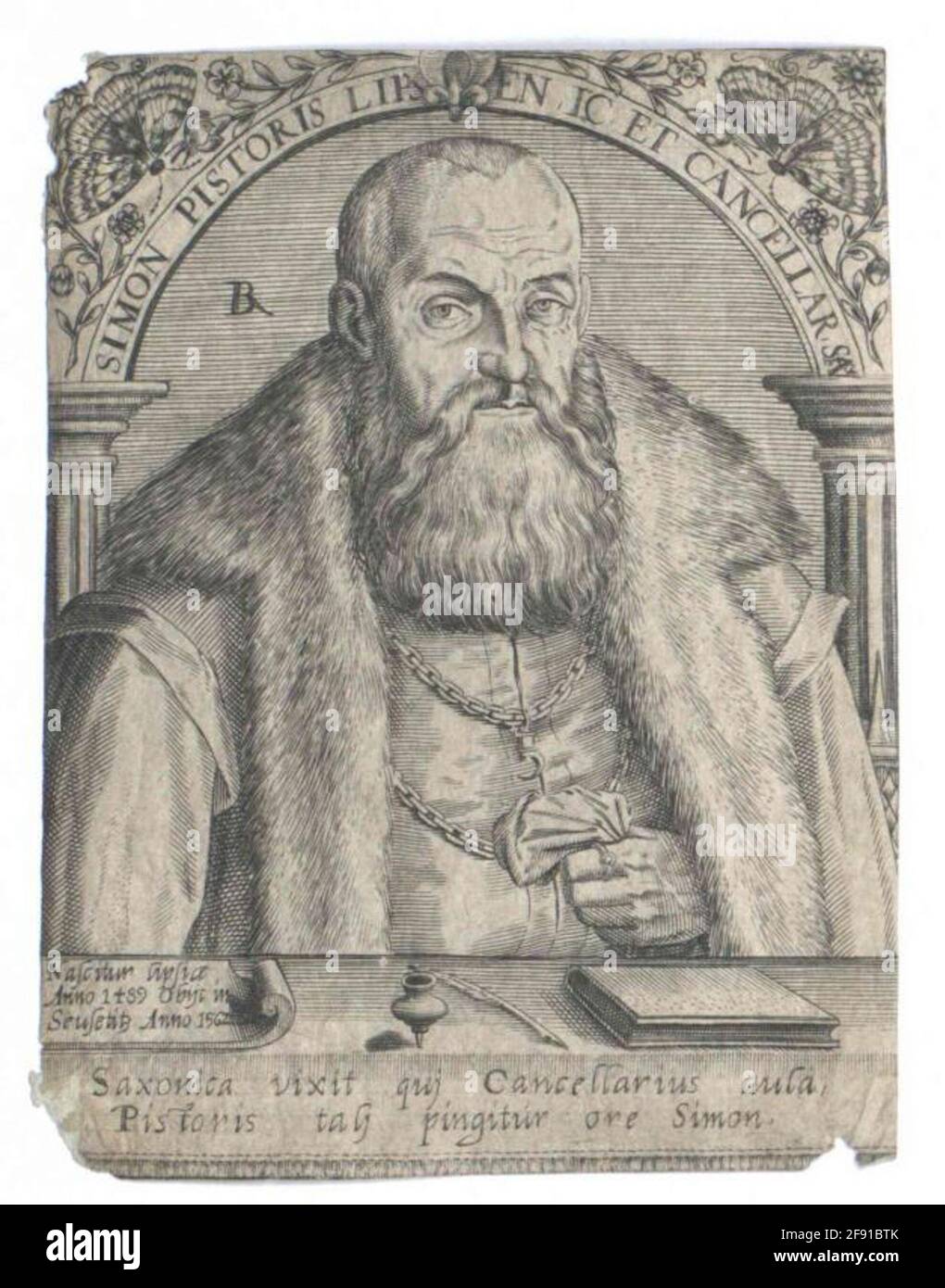 Pistoris von Seußlitz, Simon Éditeur: Bry, Theodor Destecher: Boissard, RobertStecher: Bry, Theodor de Banque D'Images