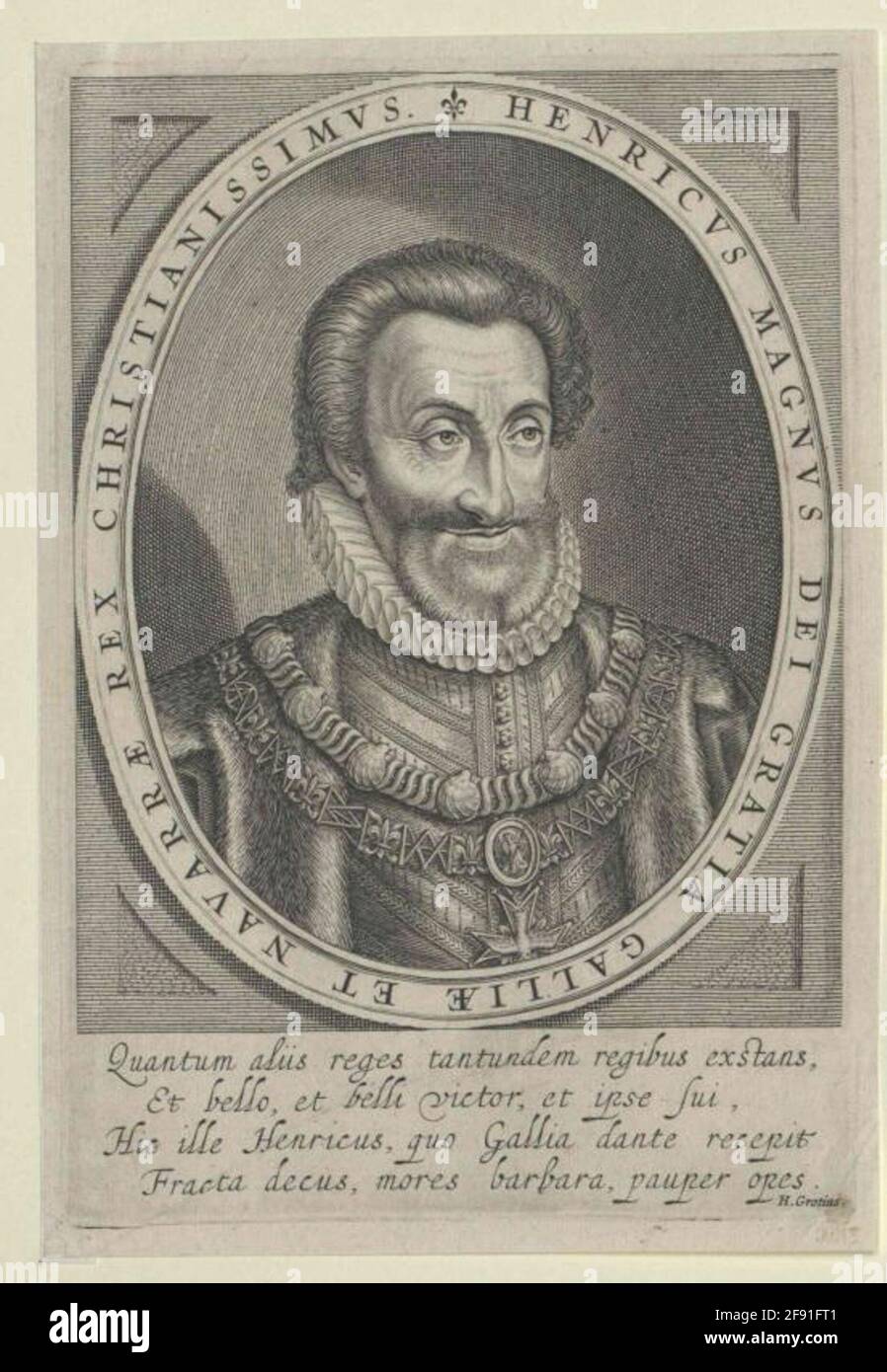 Heinrich IV., Roi de France. Banque D'Images