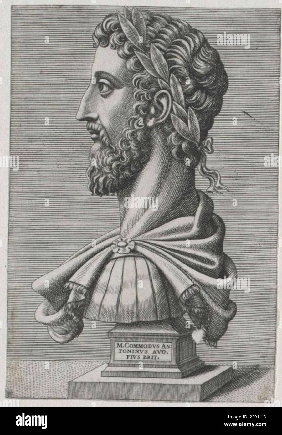 Commodus, empereur romain. Banque D'Images