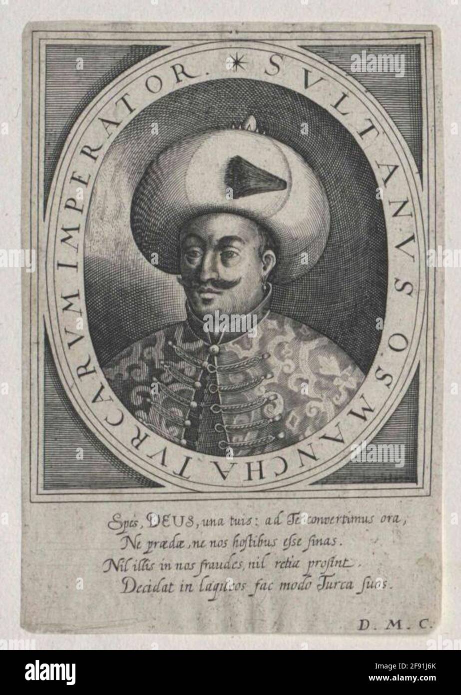 Osman II., Sultan de Turquie. Banque D'Images