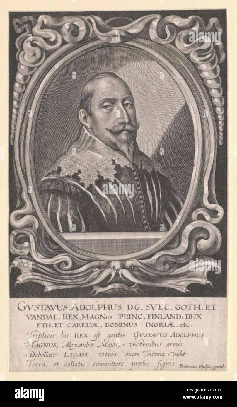 Gustav II Adolf, roi de Suède. Banque D'Images