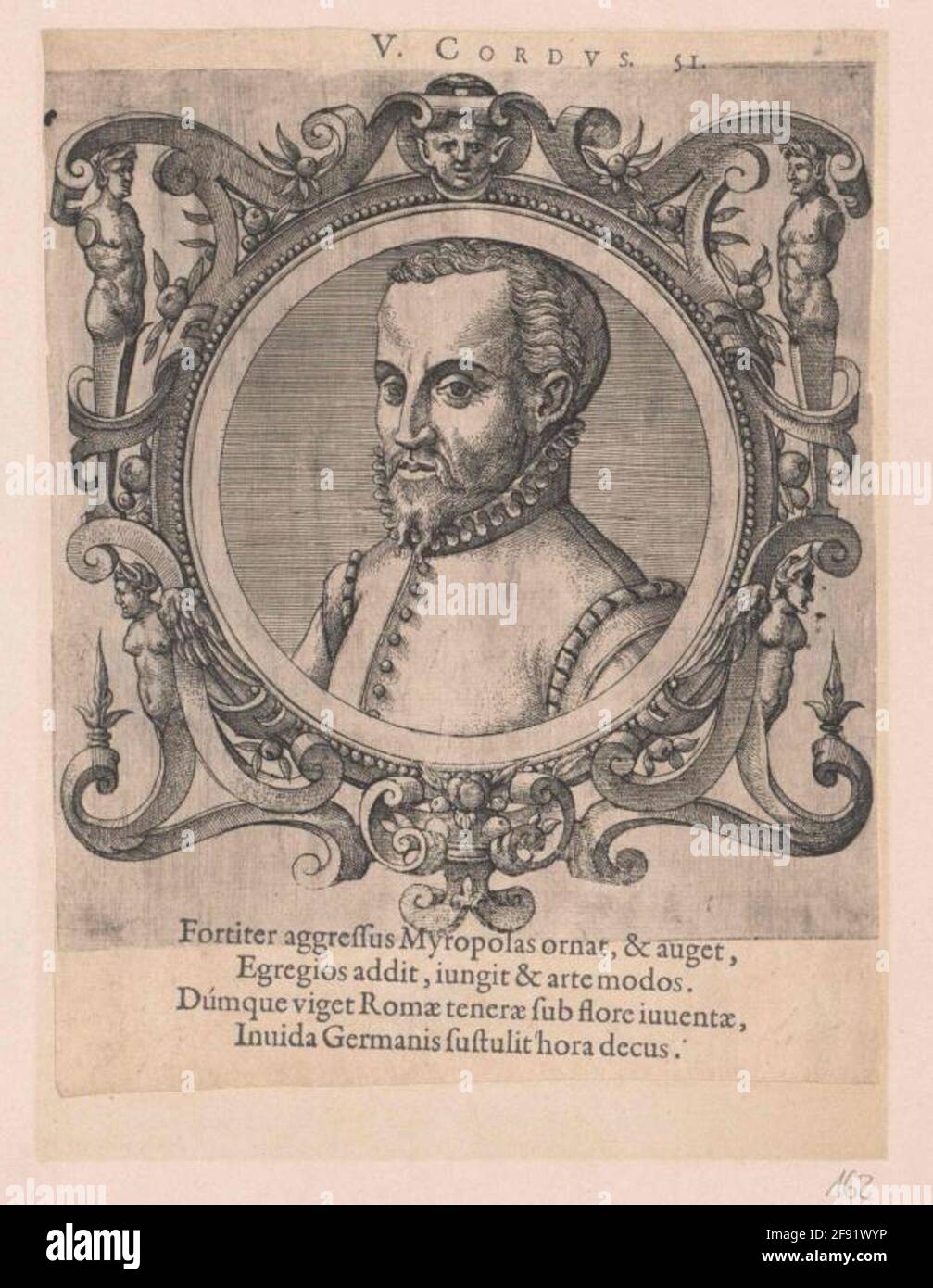 Cordus, Valerius. Banque D'Images