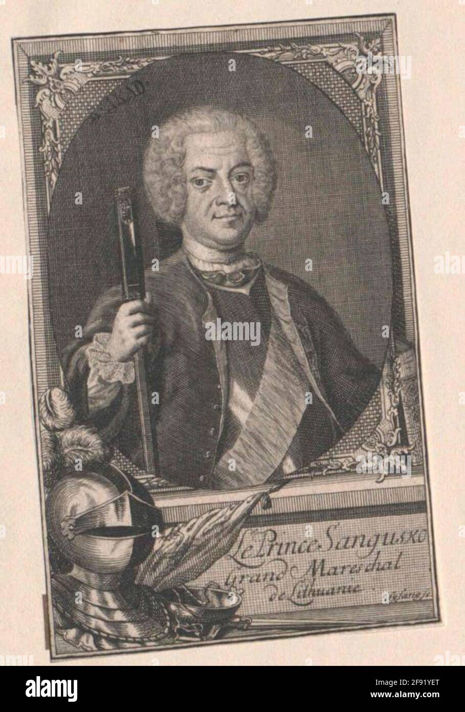 Sanguszko, Pawel Karol Fürst. Banque D'Images