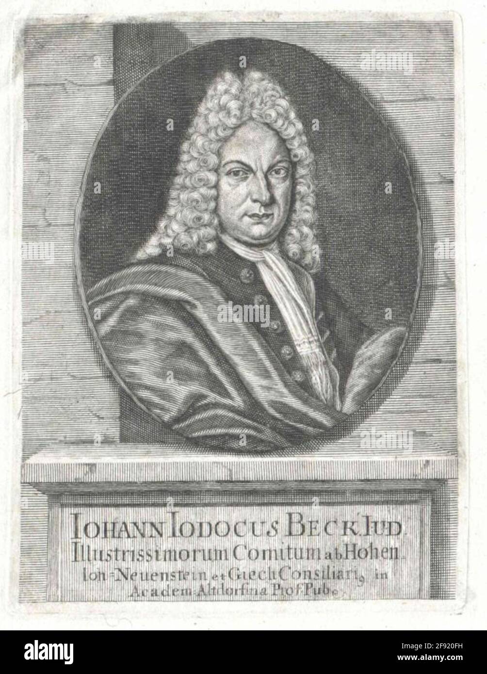 Beck, Johann Jobst Éditeur : Lochner, Johann Christoph (1654) Banque D'Images