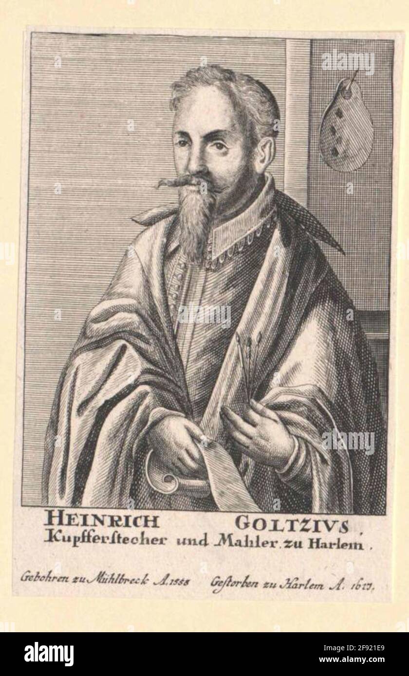 Goltzius, Hendrick . Banque D'Images