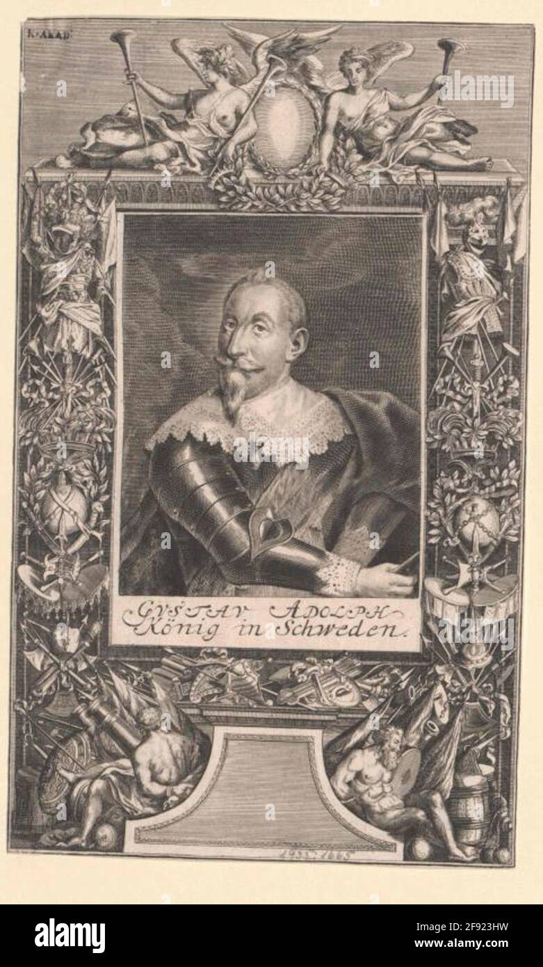 Gustav II Adolf, roi de Suède. Banque D'Images