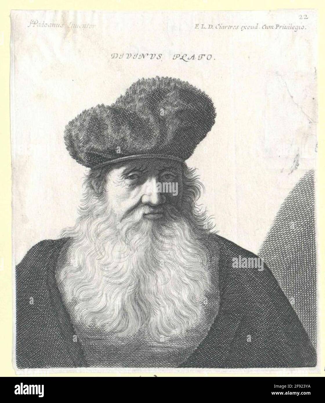 Platon . Banque D'Images