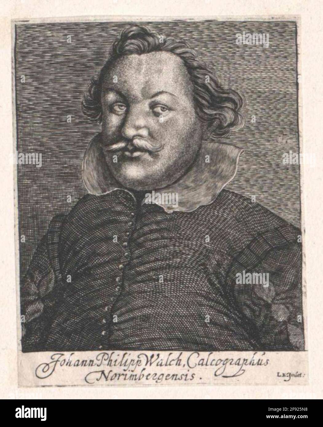 Walch, Johann Philipp. Banque D'Images
