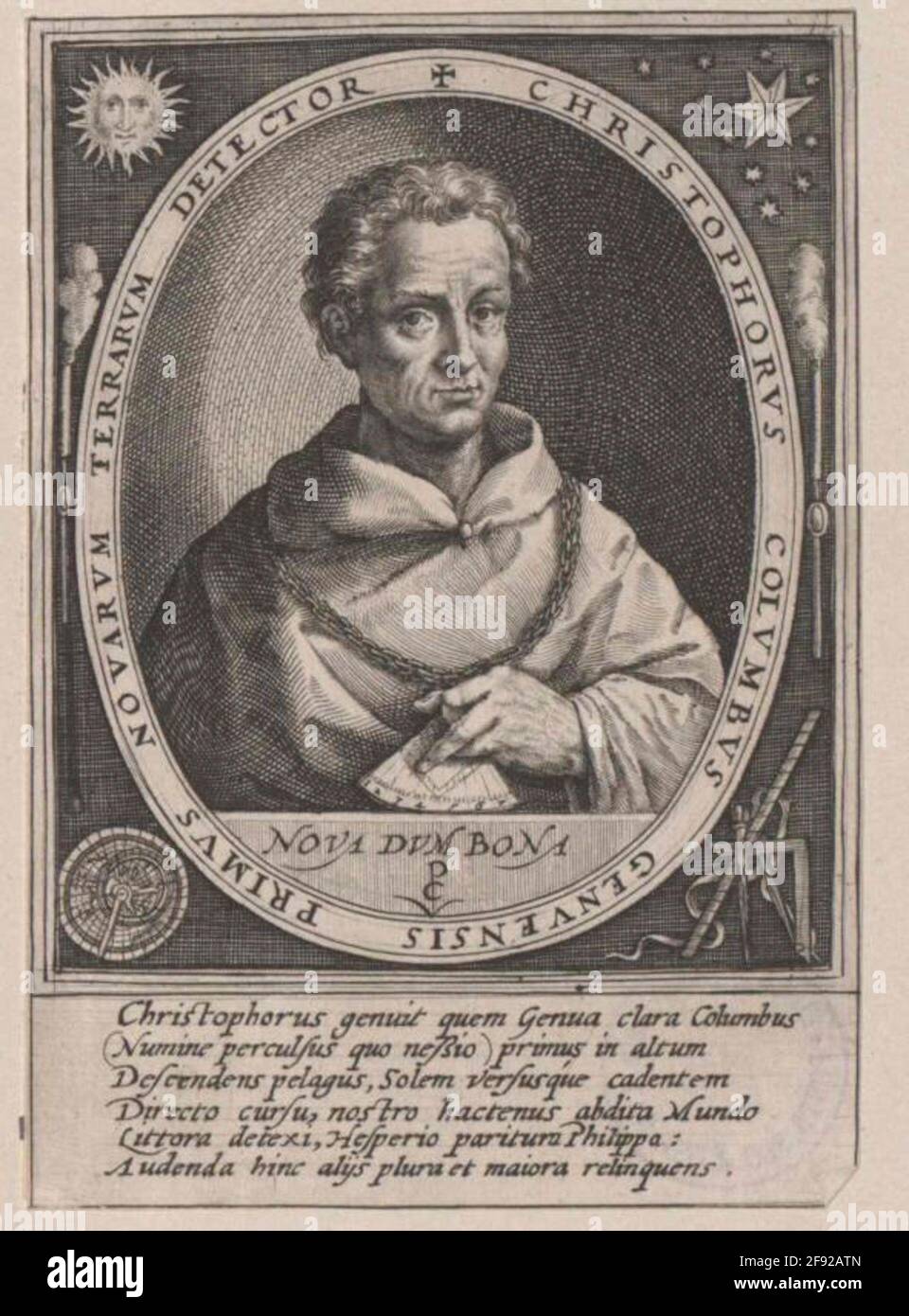 Columbus, Christoph Stecher: Passe, Crispyn DE (1) datation: 1579/1637 Banque D'Images