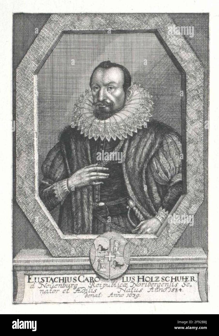 Shephers en bois, Eustache Carl. Banque D'Images