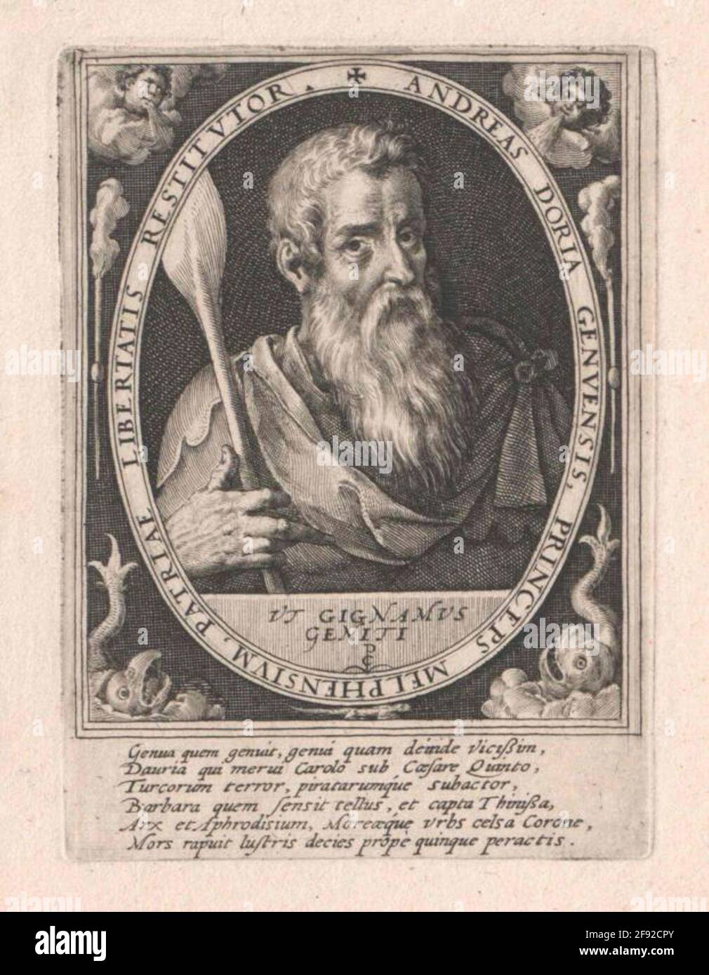 Doria, Andrea Stecher: Passe, Crispyn DE (1) rencontres: 1579/1637 Banque D'Images